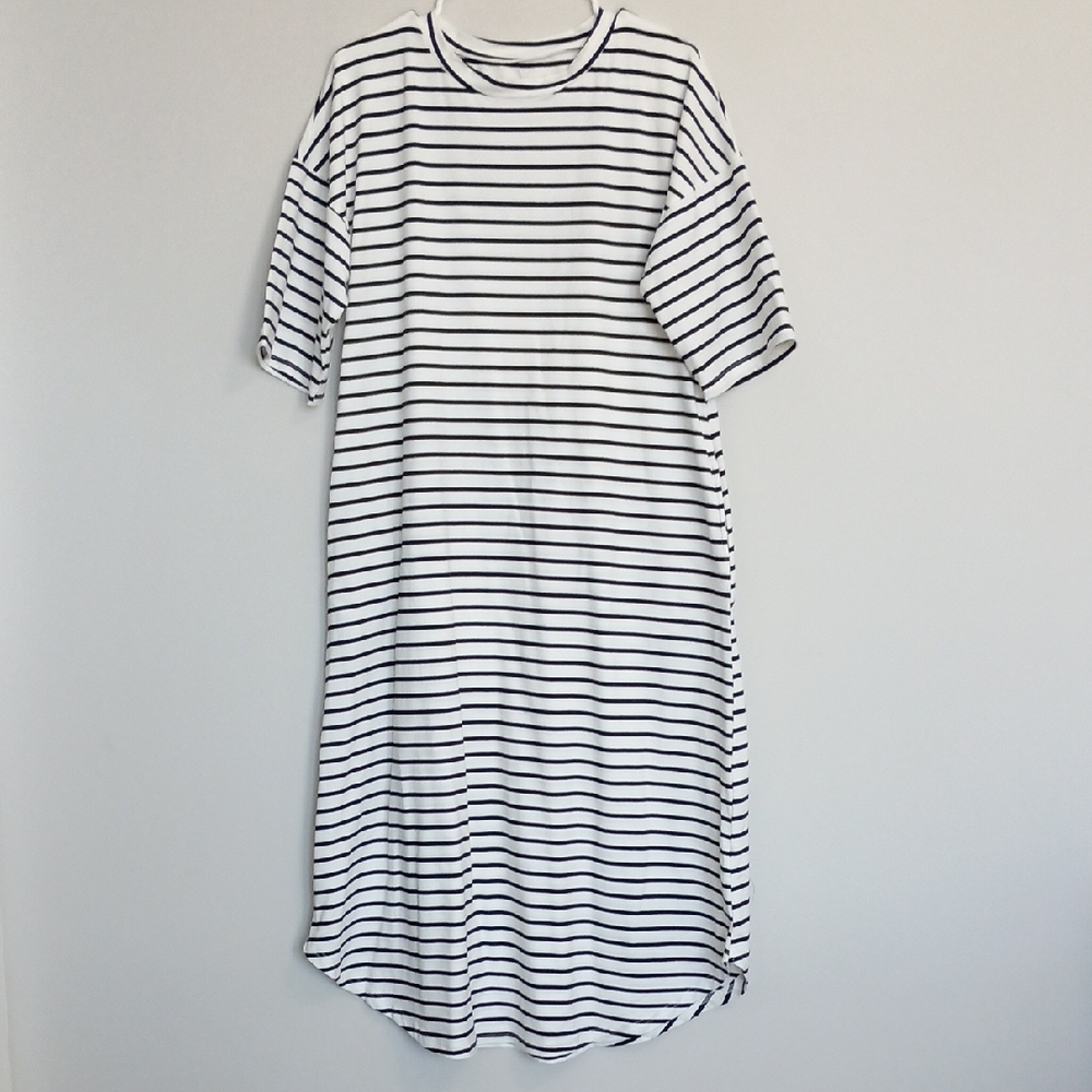 Women's Black & White Maxi Dress